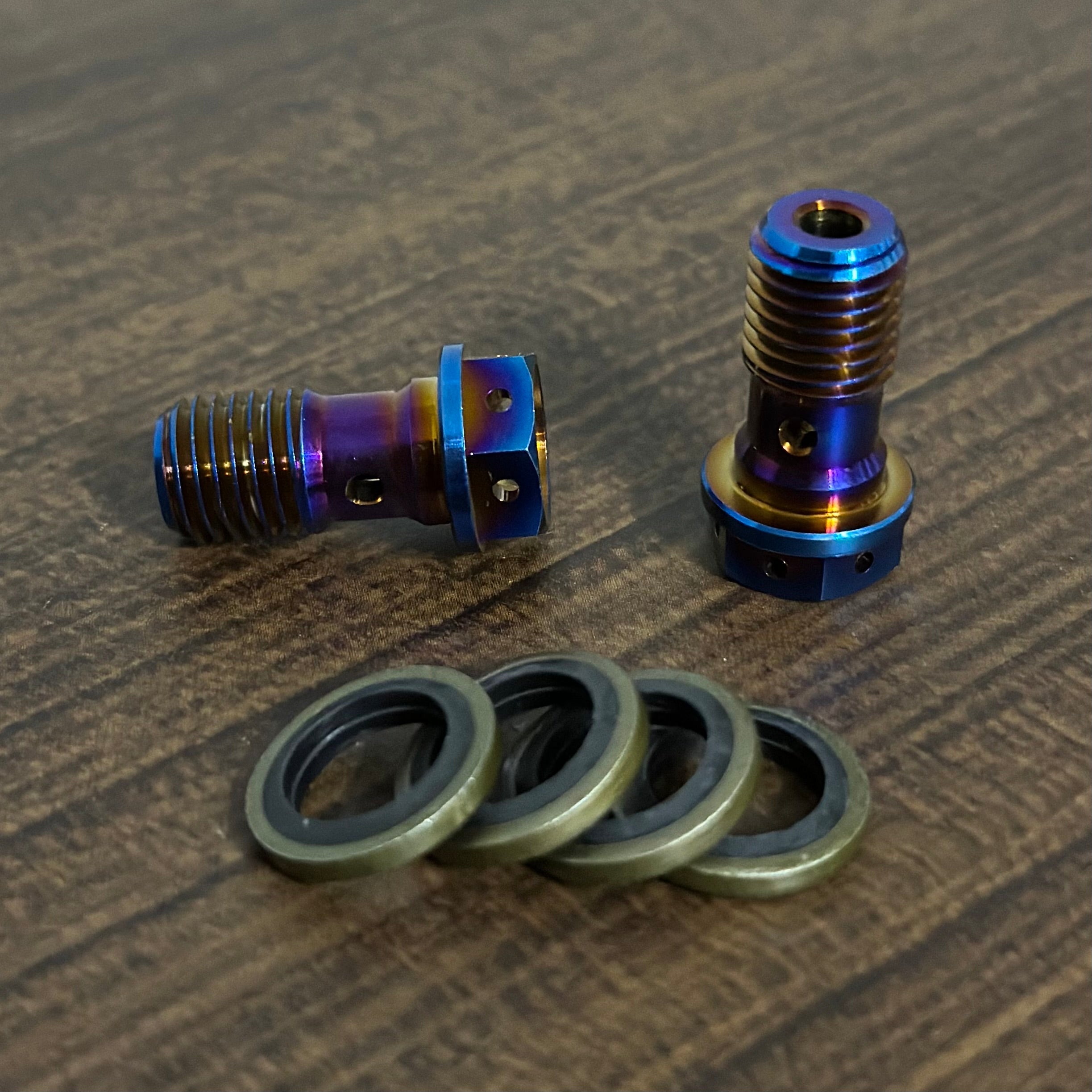 Titanium Brake Banjo Bolts+Seals
